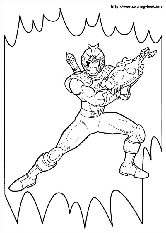 Power Rangers coloring picture